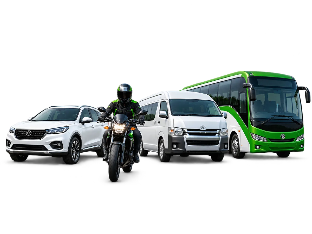 ANB Mobility vehicle fleet for local rides and intercity travel in Nepal